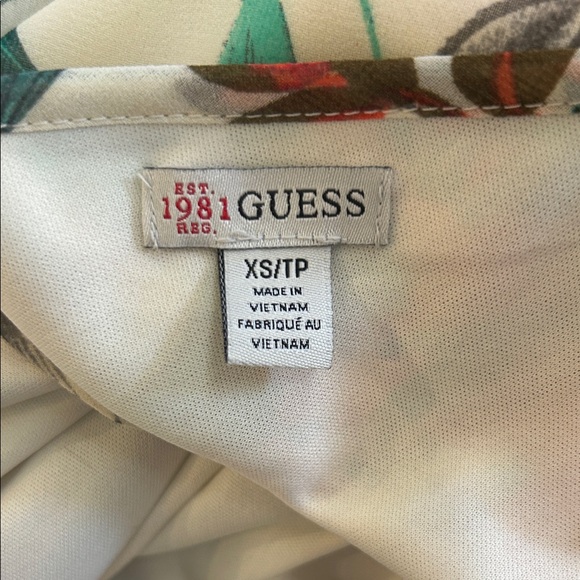 Guess Floral Print Bodysuit with Black Bottom - Picture 12 of 14